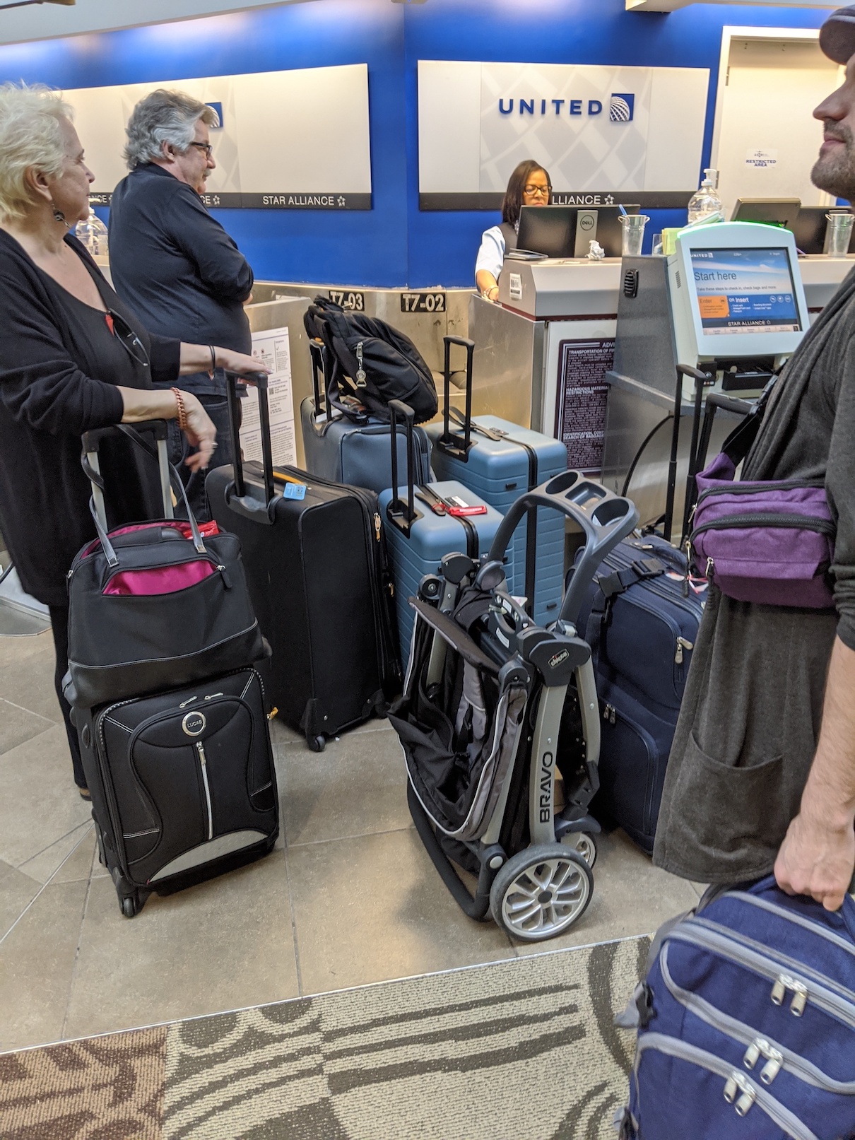 travel tip: count your luggage before and after your flight!