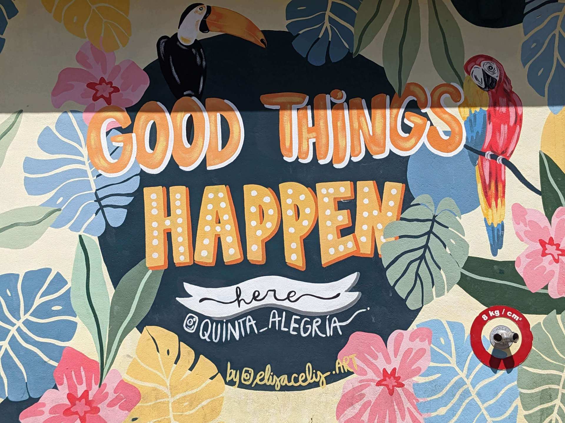 Good things happen, mural, street art, PDC