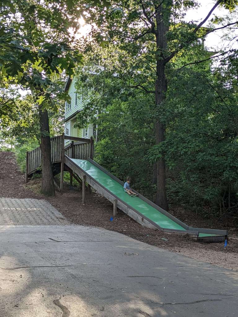 The big slide, Beachwalk Resort, Michigan City