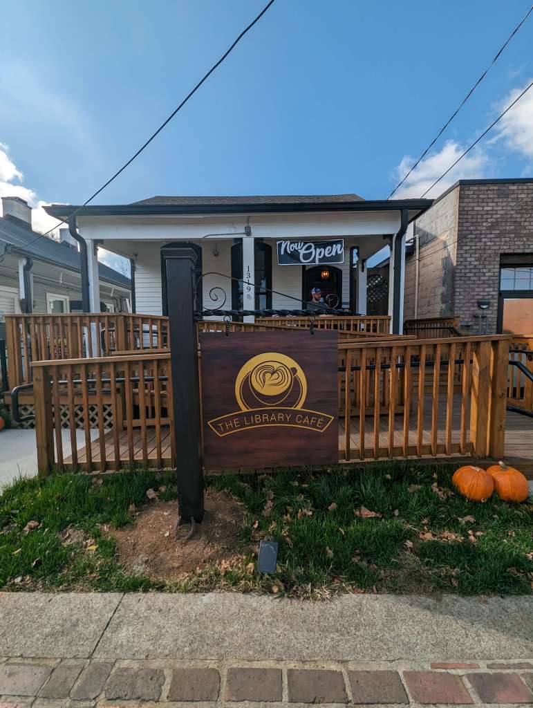 The Library Cafe, one of the best bookstores in Nashville