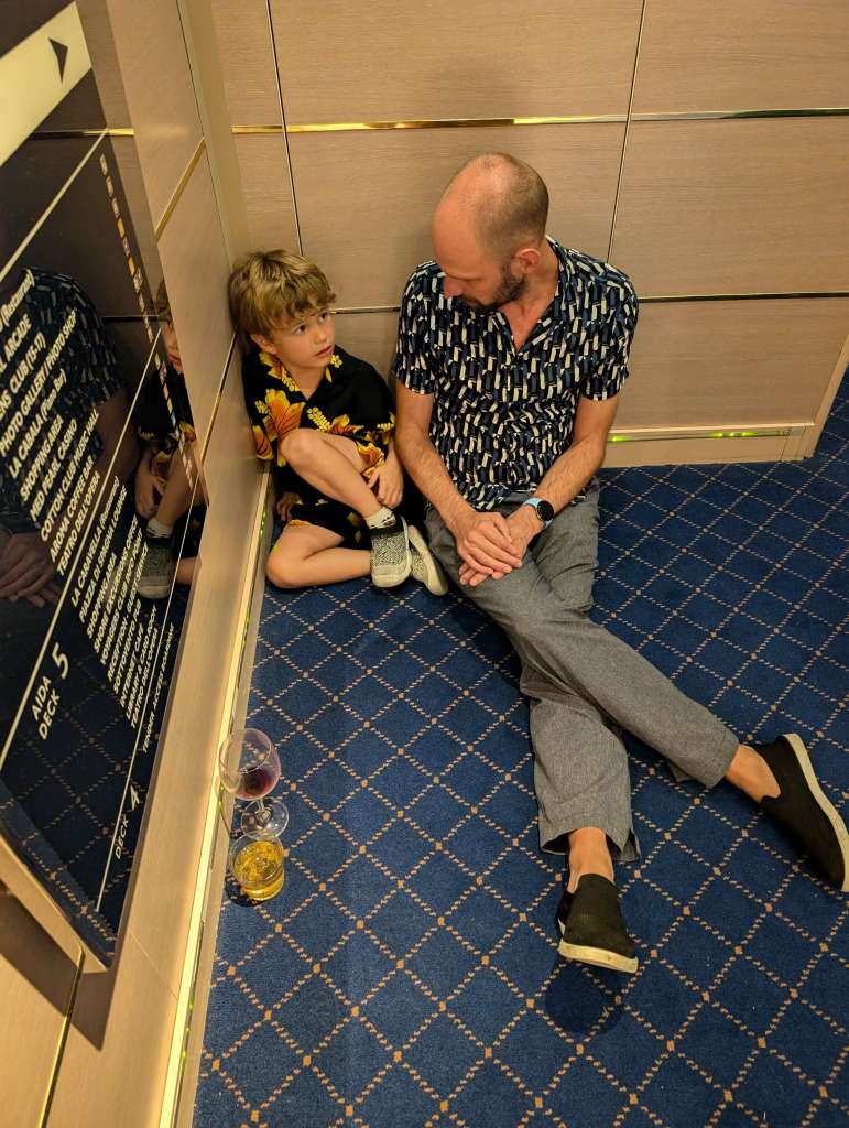 The realities of traveling with our kid: meltdowns on the cruise ship