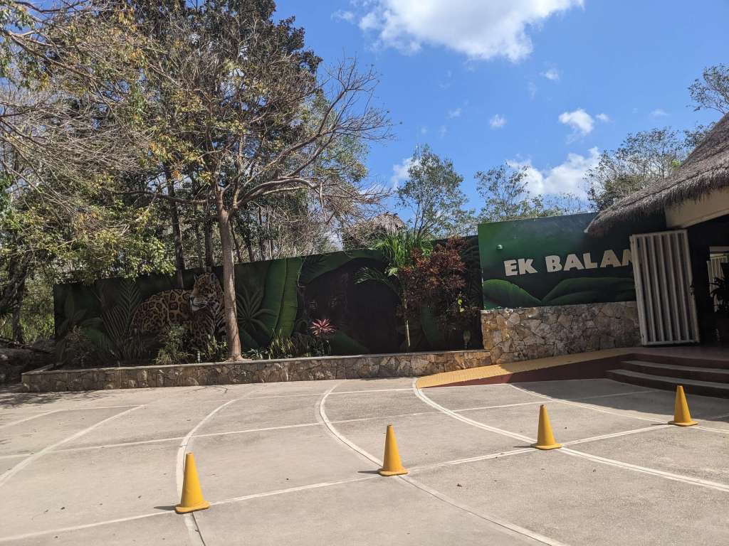 The main entrance to Ek Balam