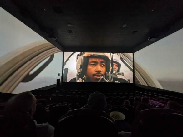 Seeing Top Gun, in ScreenX