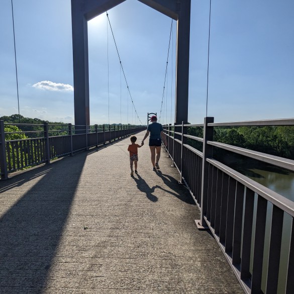 Two Rivers Greenway bridge over the Cumberland